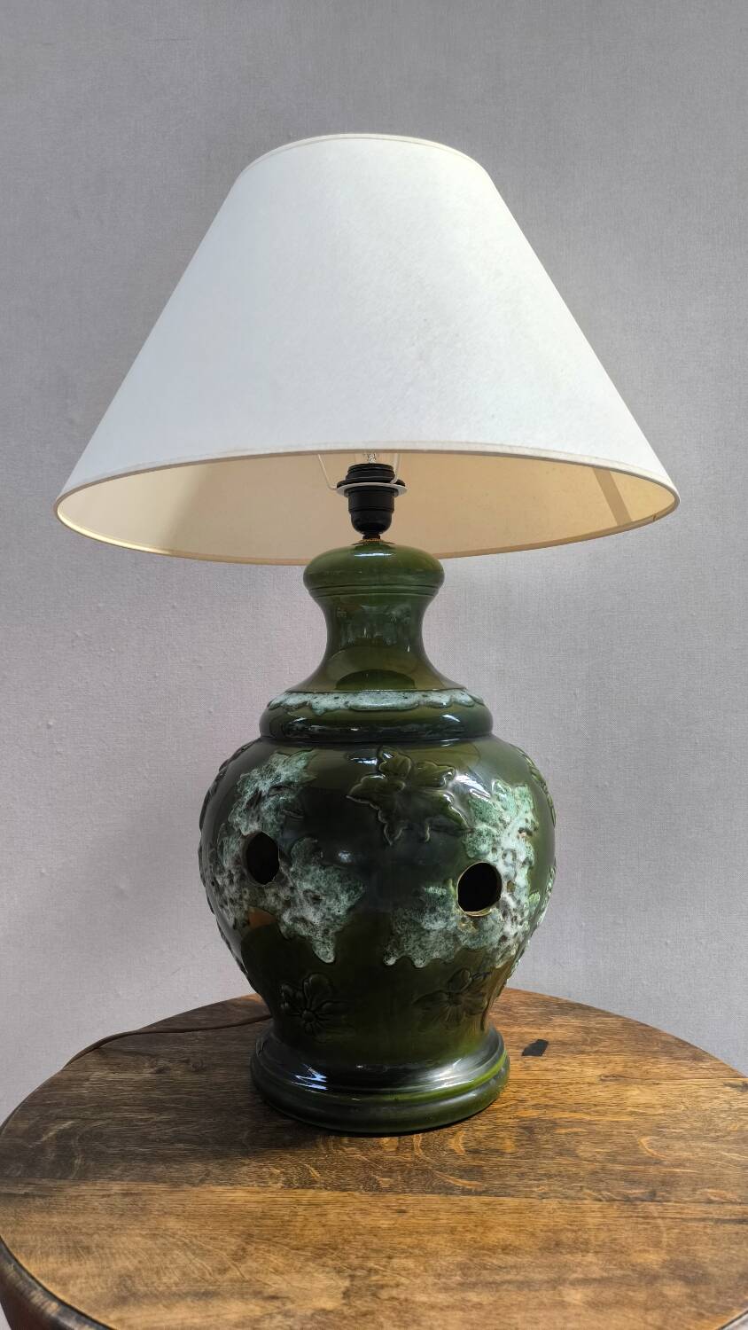 Ceramic lamp from the 60s