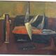 Cubist painting still life oil on canvas Thérèse Martin
