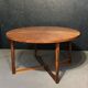 Mid-century round teak collection Starburst coffee table by Tom Robertson for McIntosh