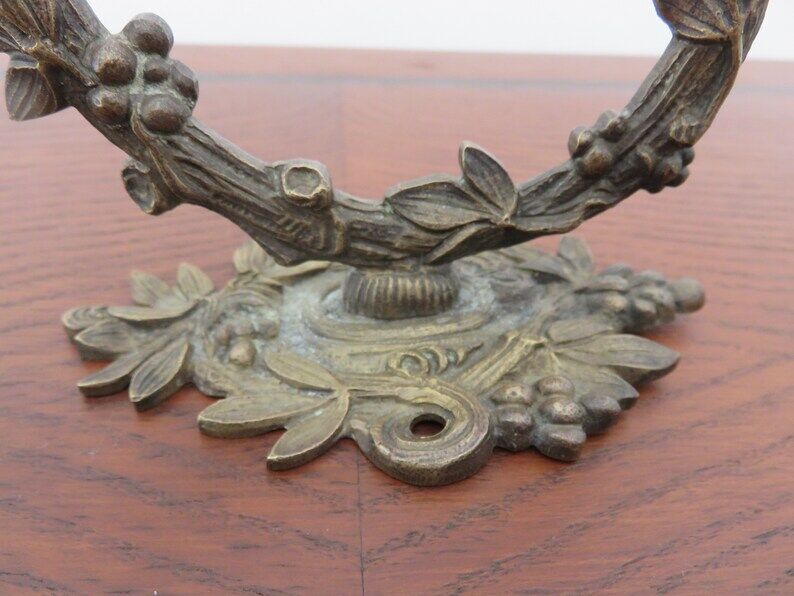 Art Deco bronze and glass coat rack from the 20s and 30s