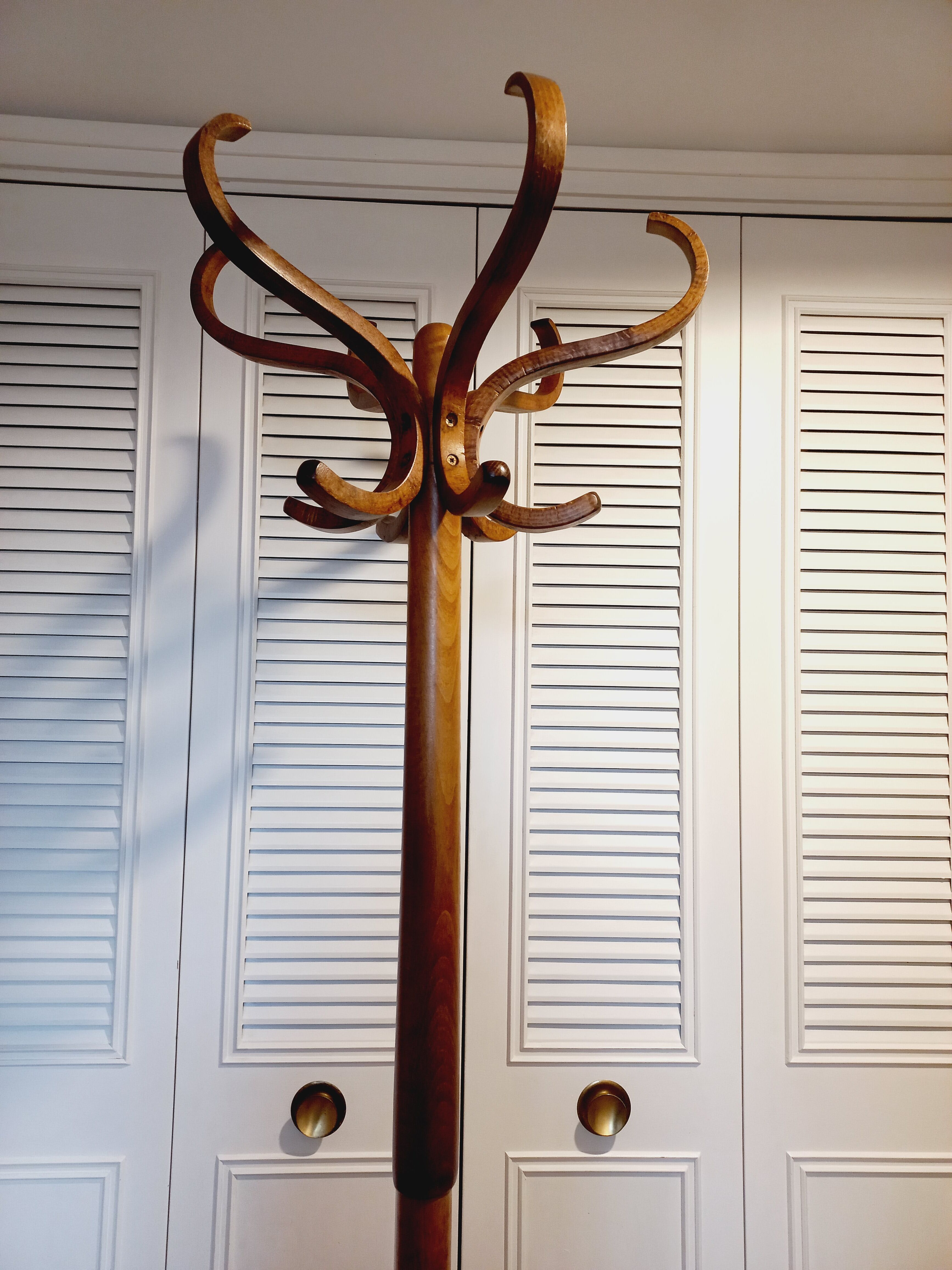 Vintage parrrot coat rack