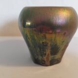 Vase en grès irisé