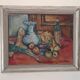 Oil Painting on Canvas 1945 Still Life GIORGIO CASINI (1908-1984)