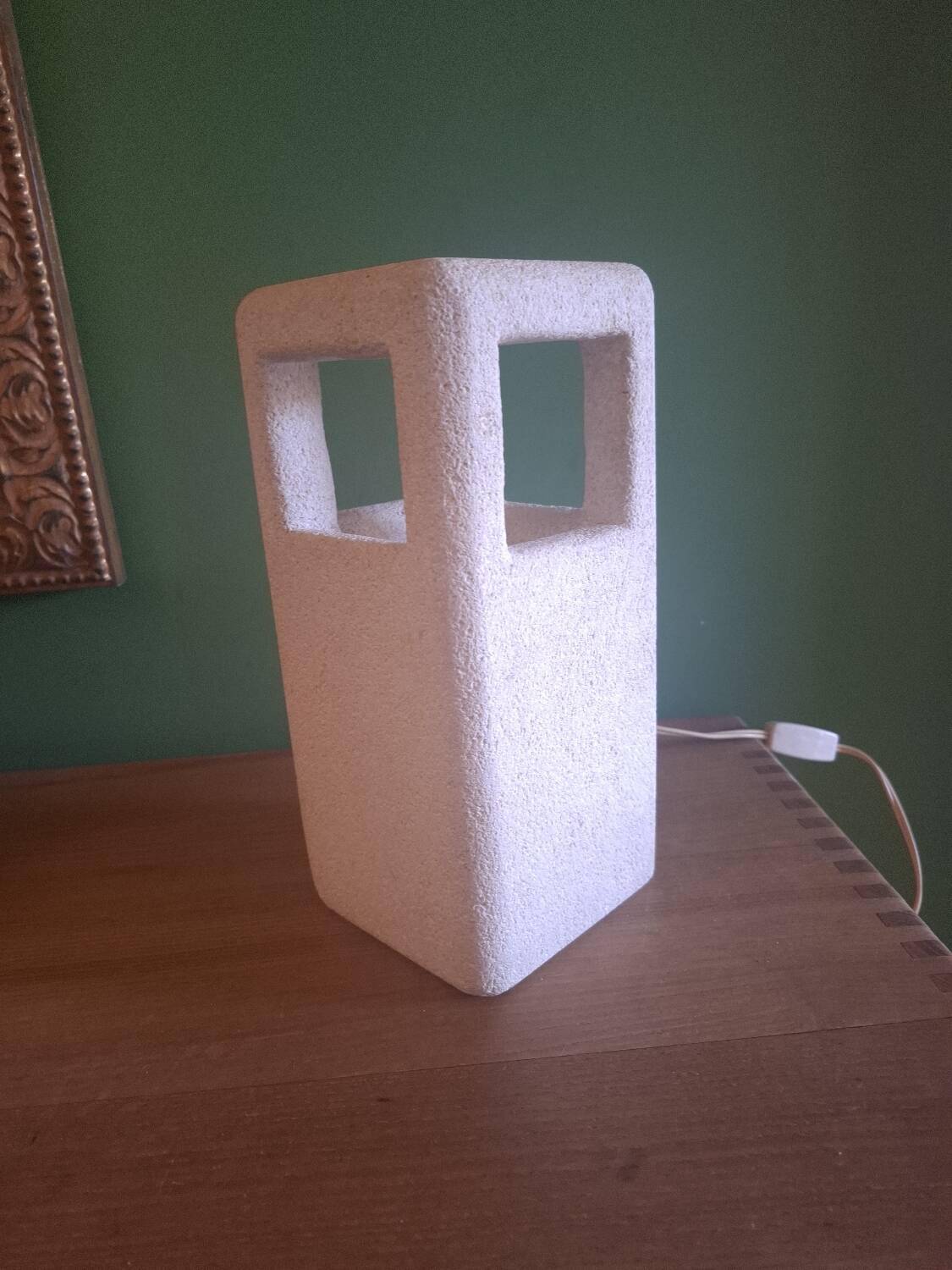 Lamp in carved stone Albert Tormos