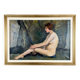 Oil Painting on Canvas Seated Nude, French School, Early 20th Century