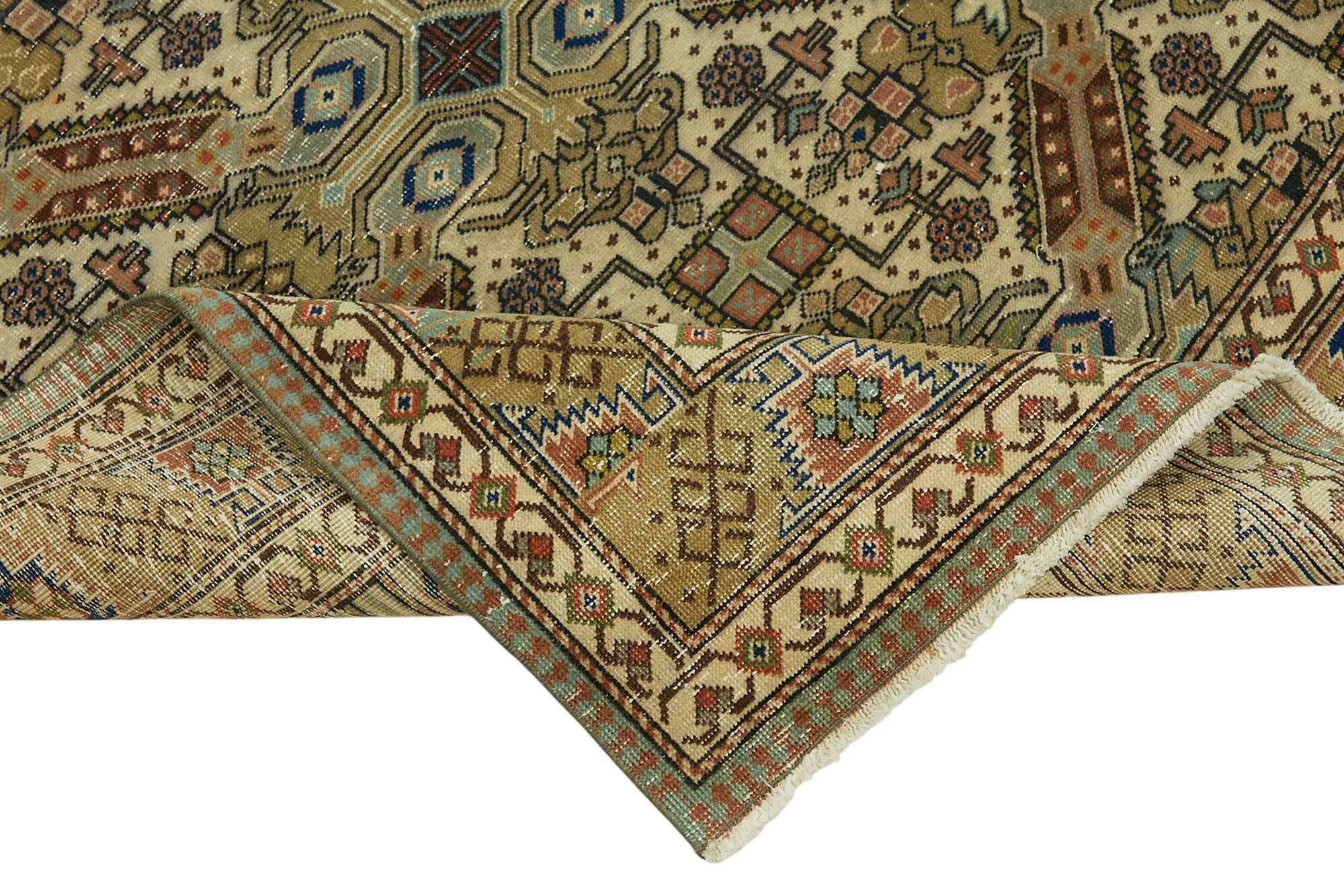 Turkish Wool Vintage Kayseri Rug 196 cm x 290 cm