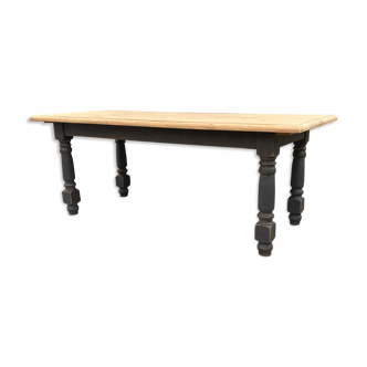 Old solid oak farmhouse table