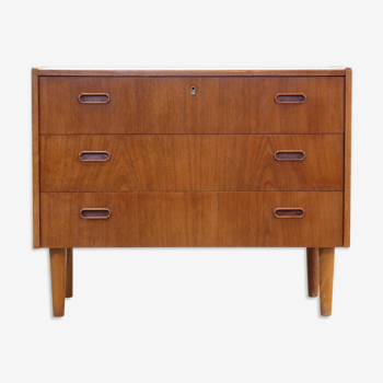 Vintage teak Danish design chest of drawers