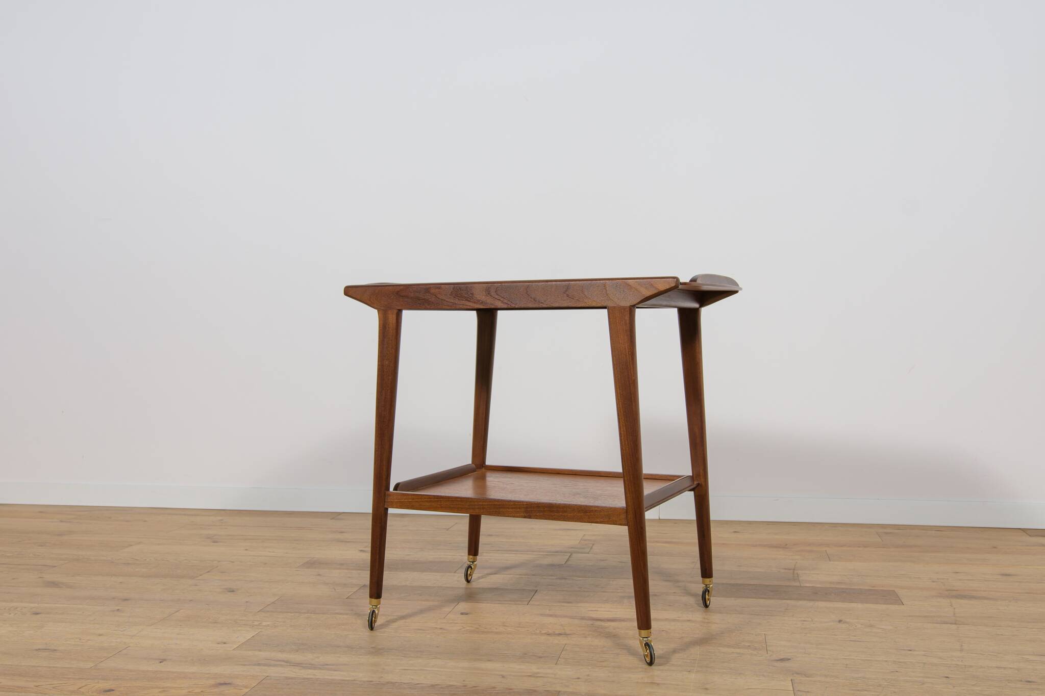 Mid Century Teak Serving Trolley, Denmark, 1960s