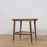Mid Century Teak Serving Trolley, Denmark, 1960s