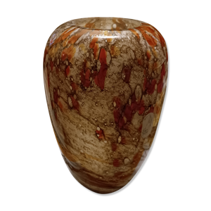 Vase en verre d'art soufflé