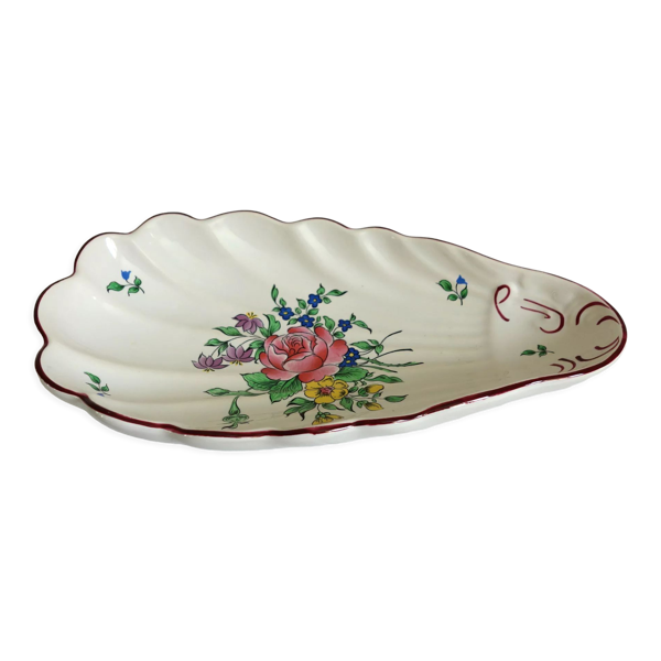 Ravier coquille en faïence Lunéville K-G