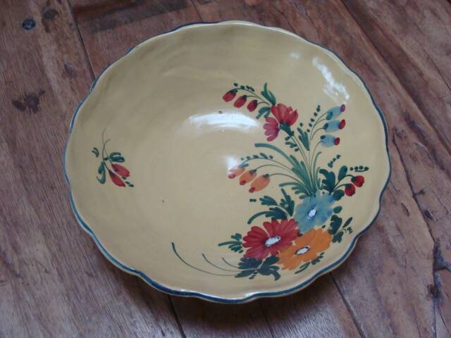 Vintage italian ceramic deep dish