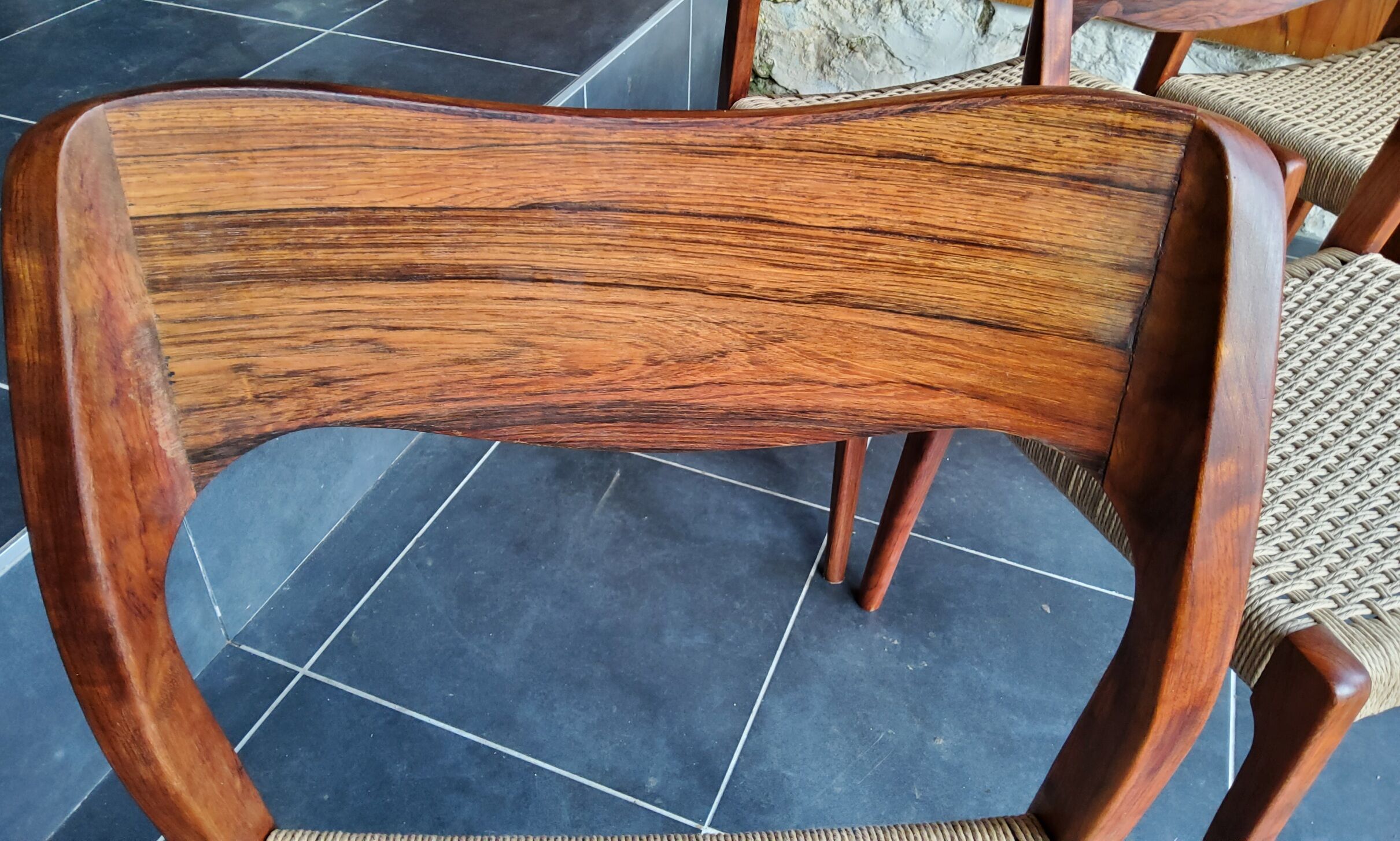 4 rosewood chairs by Niels Otto Møller model 71, Denmark 1950