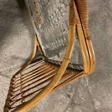 Rattan sofa bed AUDOUX MINNET 60s