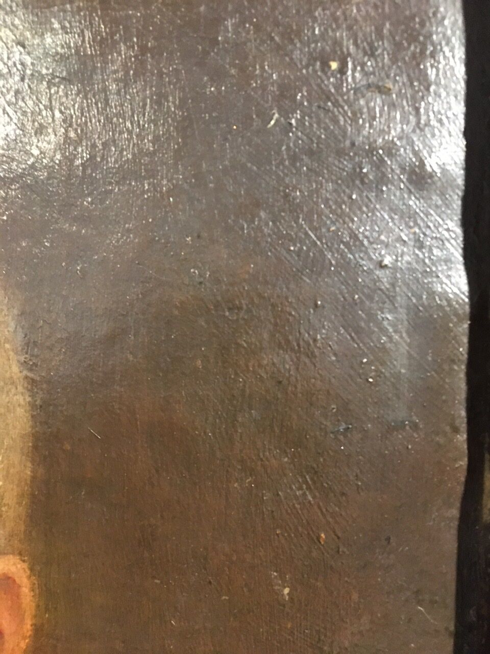 Ancient painting, portrait of a man of law, 19th century