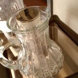 Glass ewer and carafe