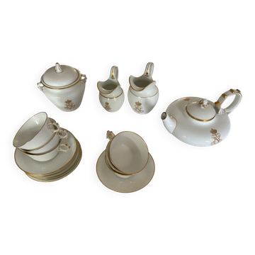 Service à thé en porcelaine de sèvre du xixeme siècle