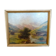 Oil on panel painting signed K. Vukovic landscape montage