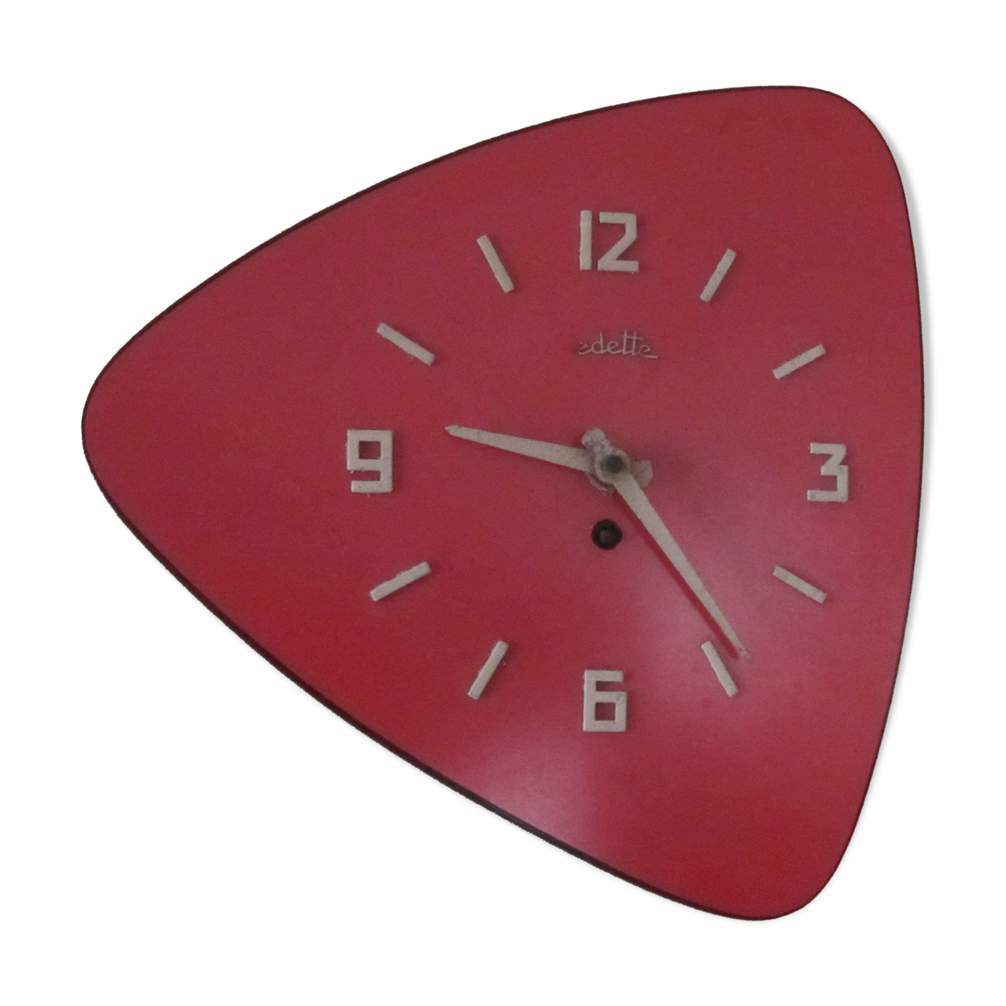 Vintage clock in formica