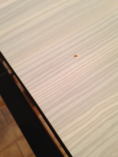 Vintage shapeica folding table and chrome feet 60/70