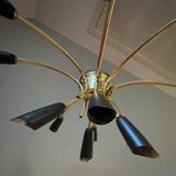 Lustre Sputnik en laiton