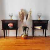Pair of vintage bedside tables