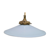 Smooth opaline hanging lamp