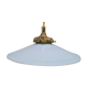 Smooth opaline hanging lamp