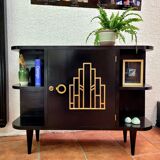 Low furniture console art deco style
