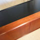 Vintage Scandinavian teak bass row