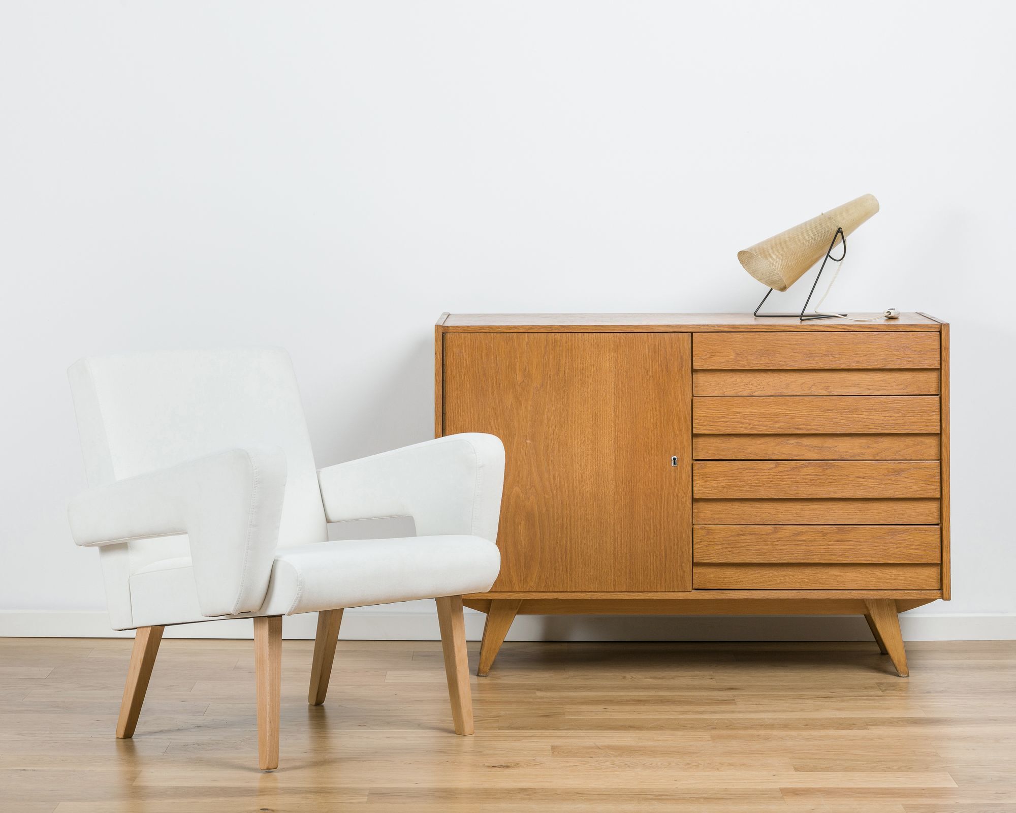 Velvet armchair from jitona, 60's