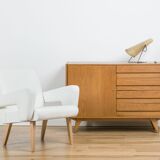 Velvet armchair from jitona, 60's