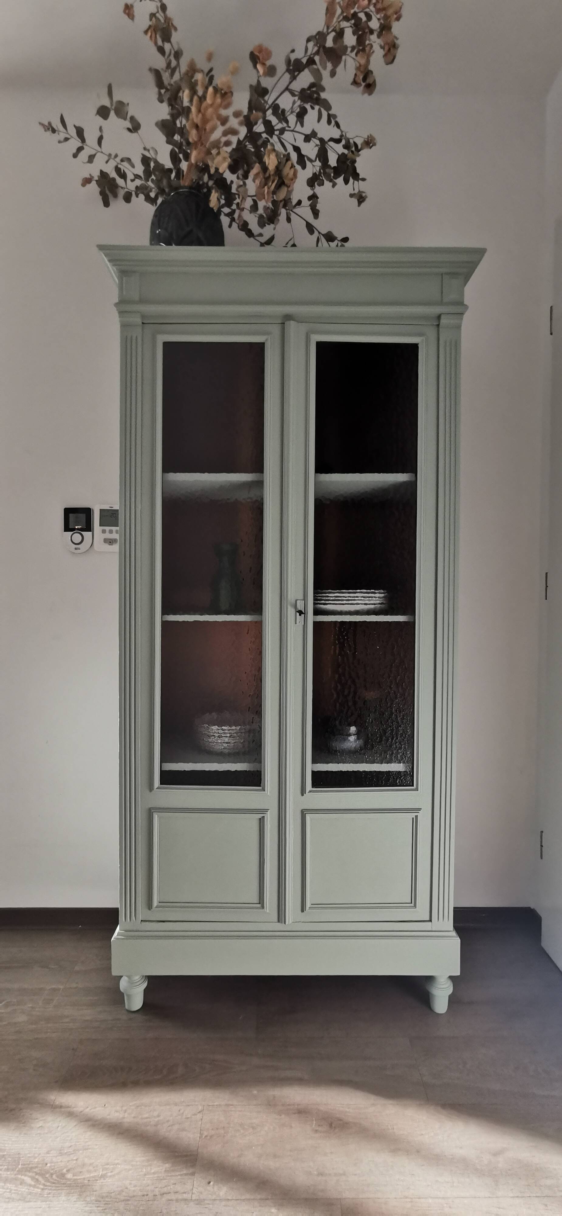 Parisian glass cabinet