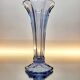 Val Saint Lambert Art deco vaas, serie Luxval model Américain M licht blauw