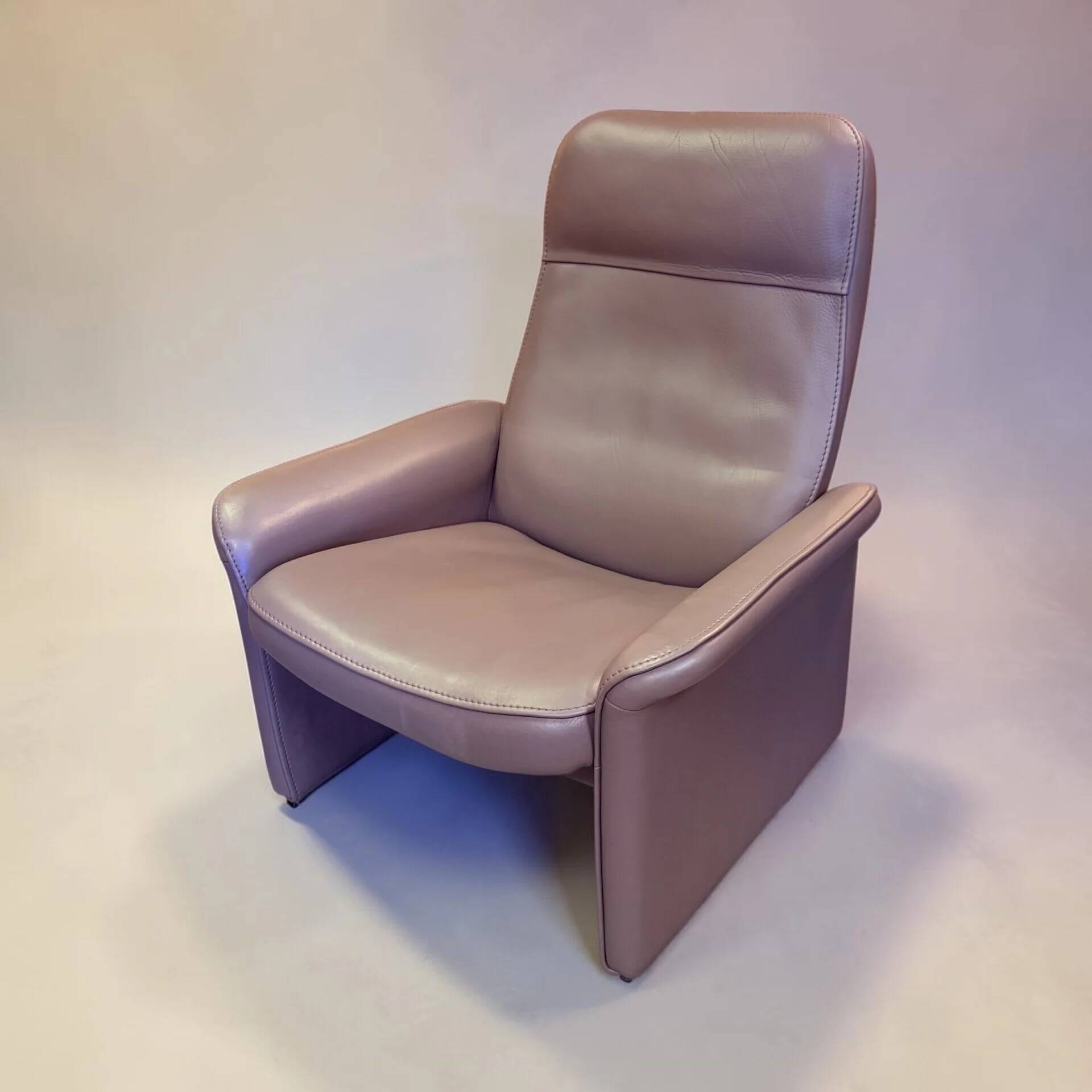 De Sede DS-50, Swiss, 1980s, taupe/grey leather