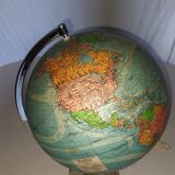 Illuminated terrestrial globe Perrina from the 1950s/60s.