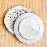 Dessert plates Creil Montereau 40's