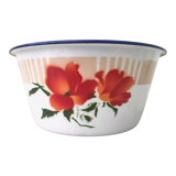 Vintage enamelled sheet metal basin