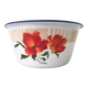 Vintage enamelled sheet metal basin