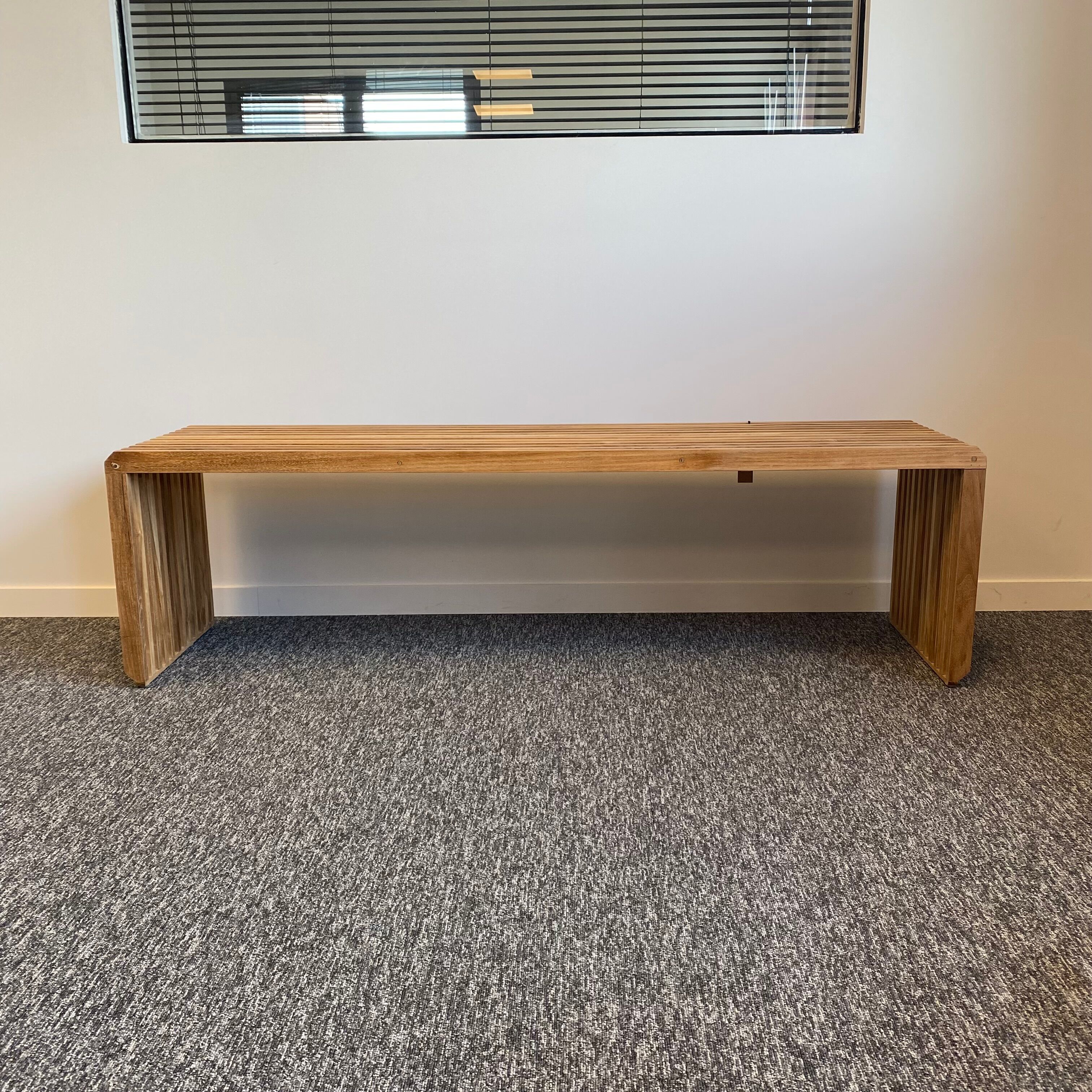 Teak Slatted Bench - HKliving