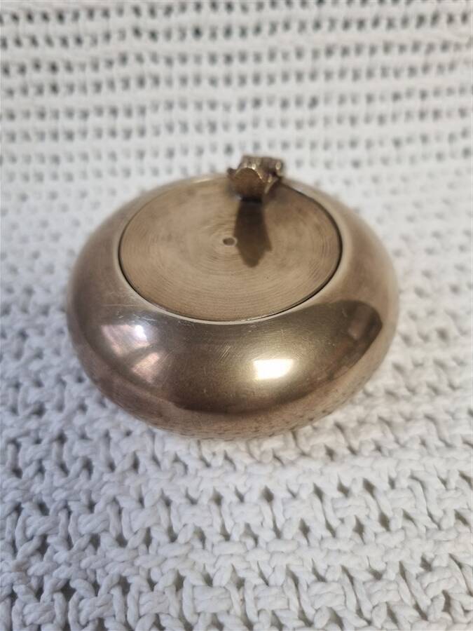 Small brass ashtray