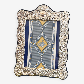 Silver plated photo frame