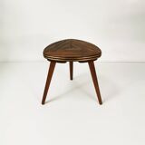 Modernist mahogany flower stand, Germany, 1960s.