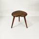 Modernist mahogany flower stand, Germany, 1960s.