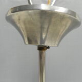 Vintage hanging lamp with 3 cloudy glass shades