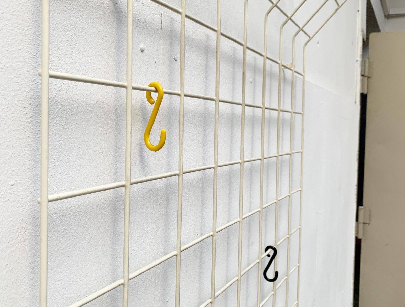 Mid-century German minimalist rope coat rack from the 1960s.