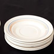 Set of coffee cups and its sub-cups - 70s