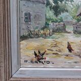 Tableau P.Cario Scène rurale