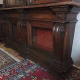 Empire style trade furniture bookcase in solid pine